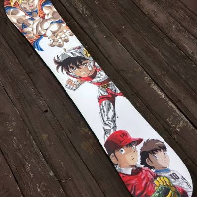 Snowboard's photo personalized